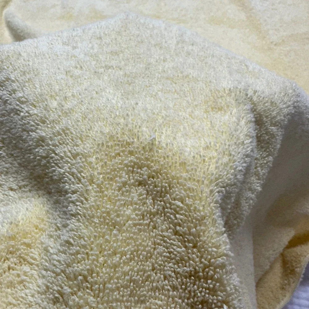 Vintage yellow Ralph Lauren Home Collection Bath Towel 48